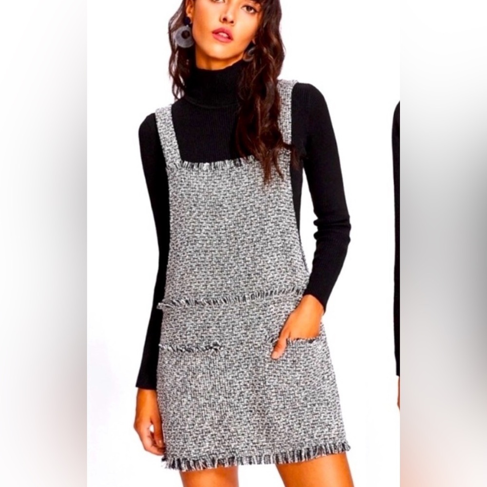 Adorable SHEIN Soft Tweed Overall Mini Dress M